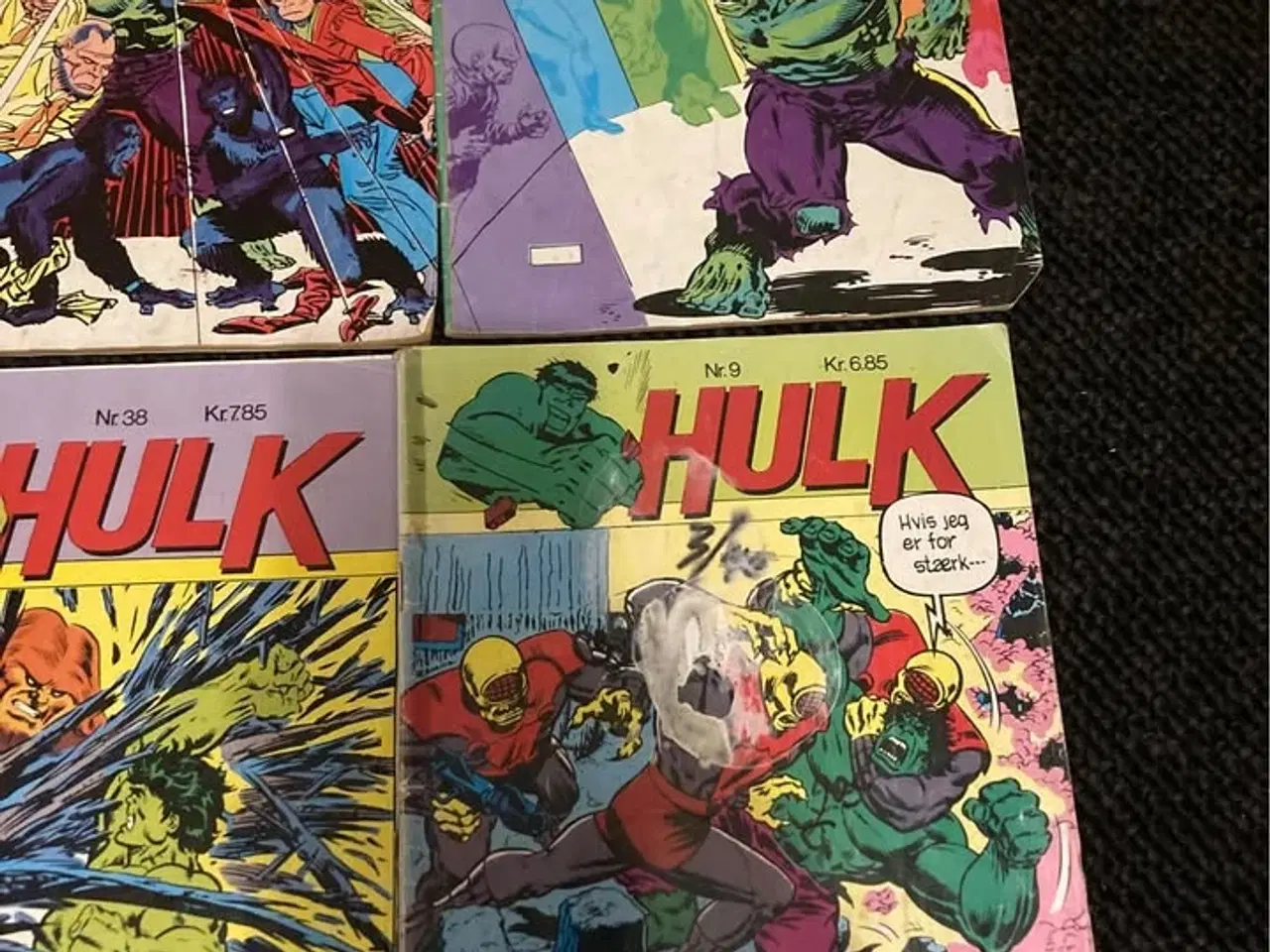 Billede 3 - Forskellige danske Hulk tegneserier