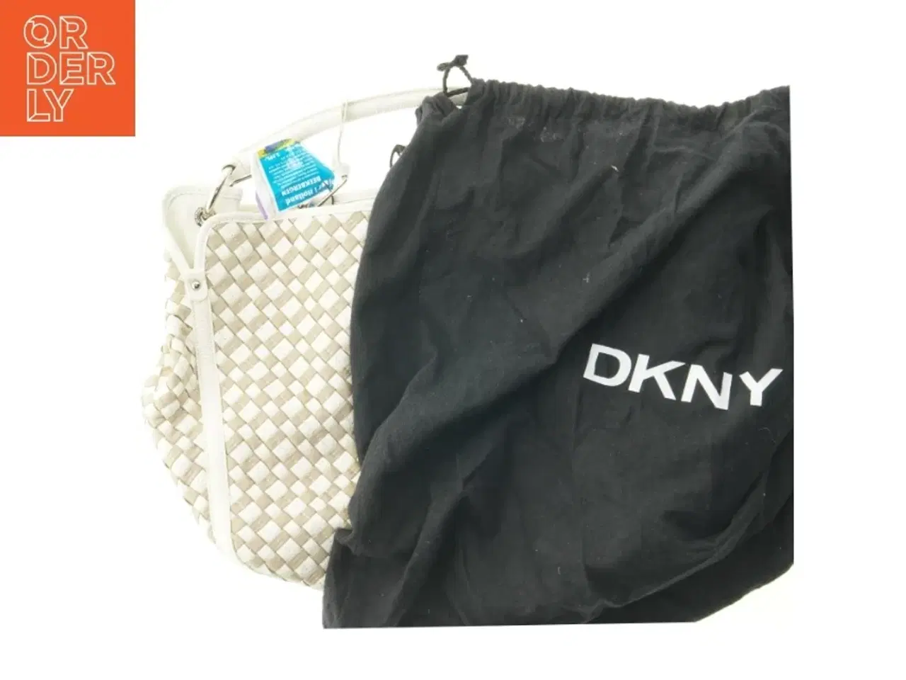 Billede 3 - DKNY flettet håndtaske fra DKNY (str. 51x38 cm)