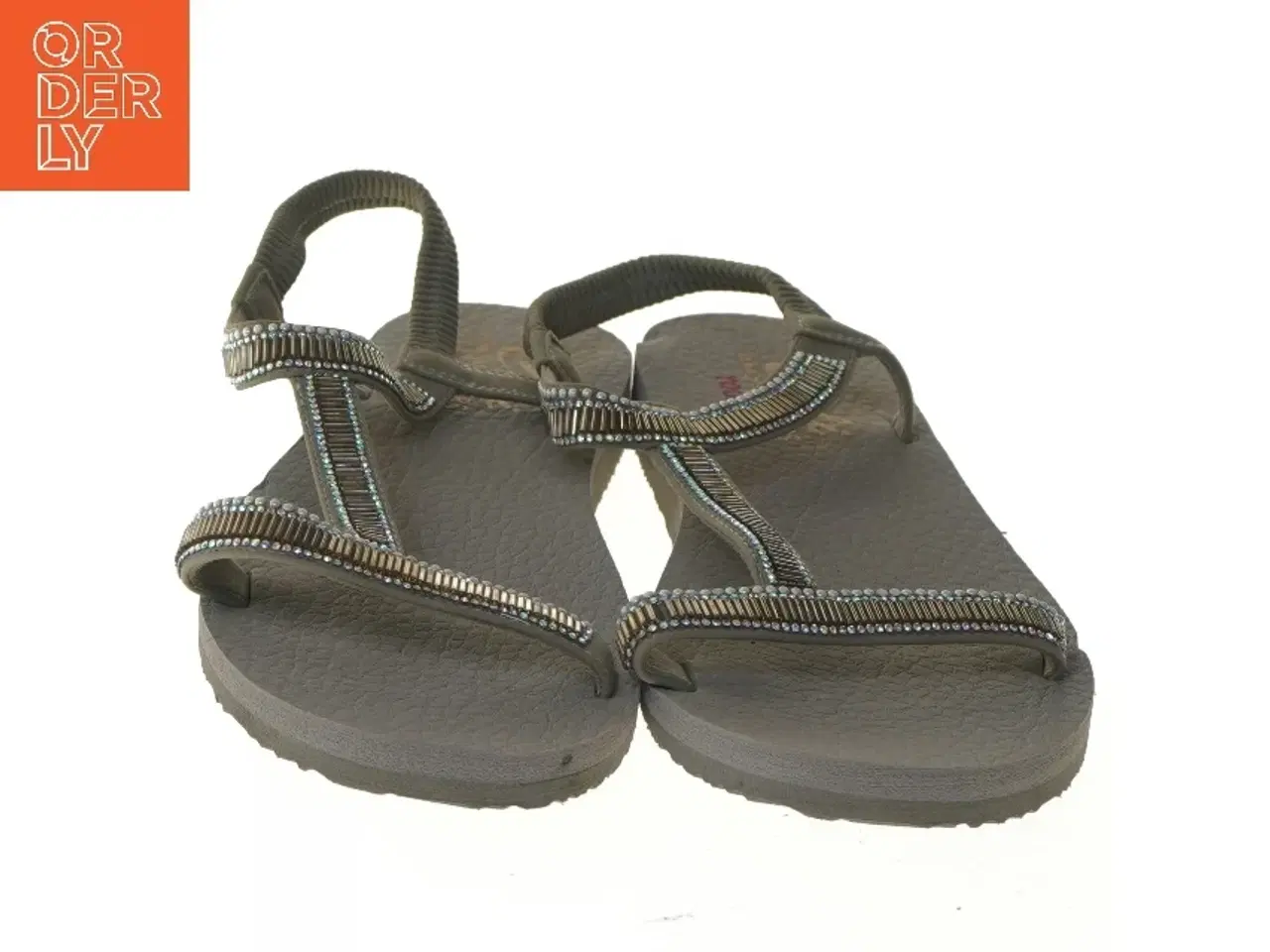 Billede 4 - Sandaler med perler fra Skechers (str. 41 længde 28,5 cm)
