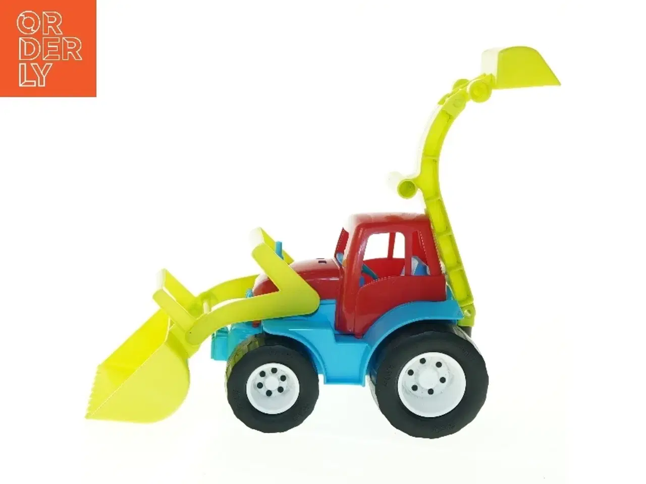 Billede 2 - Robust plastik gravemaskine legetøj (str. 30 x 16 cm)