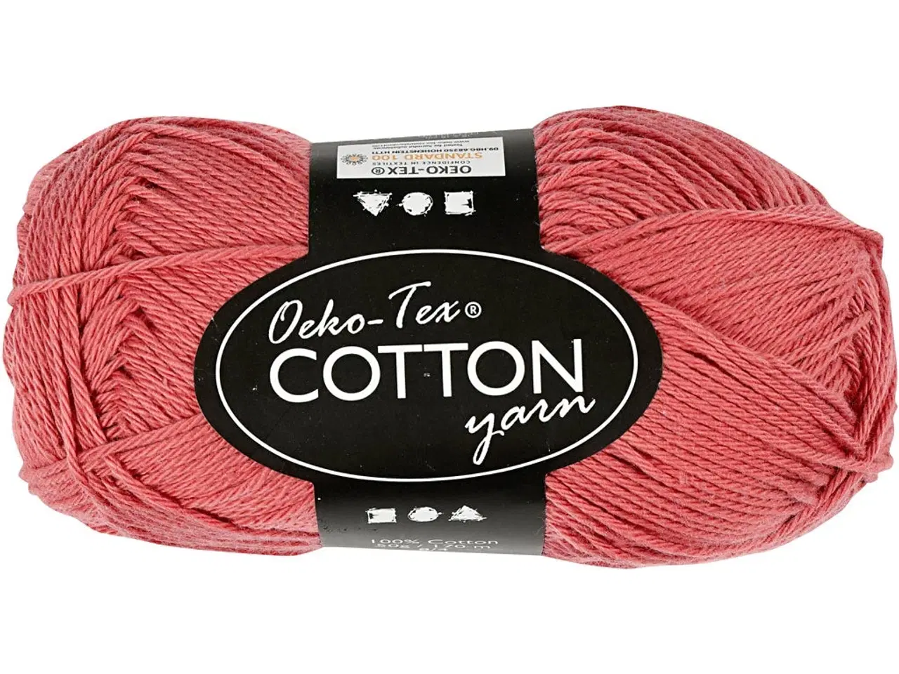 Billede 1 - Bomuldsgarn 8/4 - Terrakotta, 50g, 170m