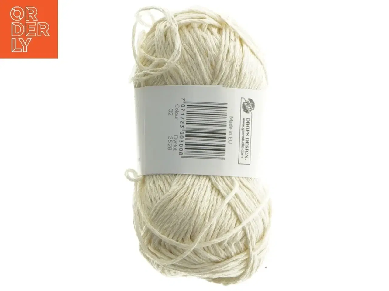 Billede 3 - Bomuldsgarn Drops uni farve fra Drops (str.  85 m 5 mm)