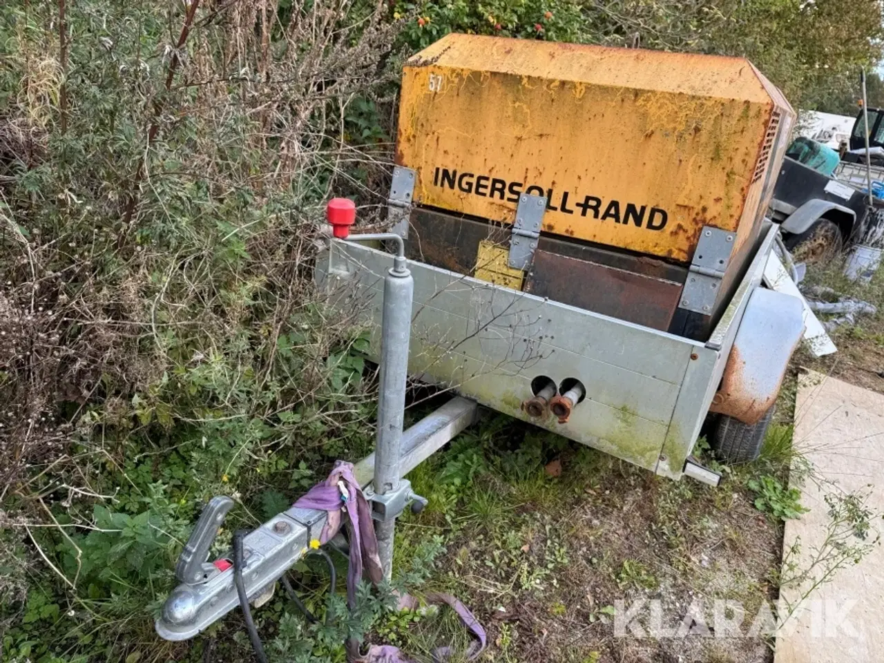 Billede 5 - Mobil kompressor Ingersoll Rand P130 på trailer