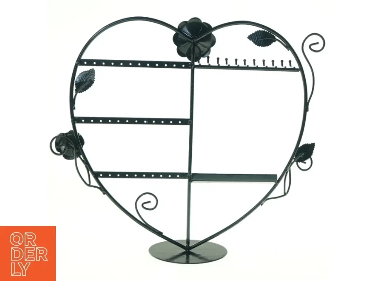 Billede 2 - Metalsmykke stativ i form af et hjerte (str. 34 x 36 cm)