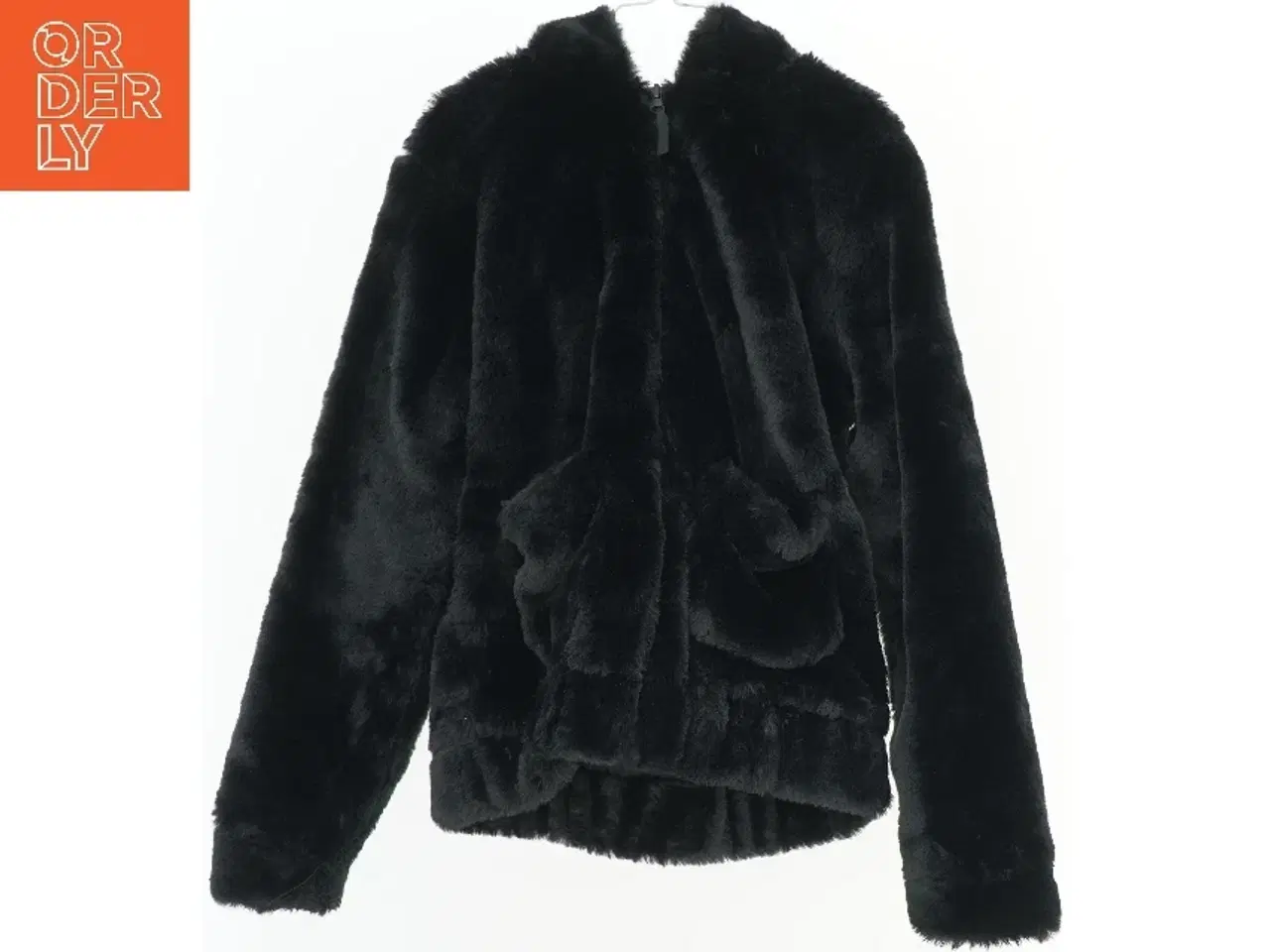 Billede 1 - Pelsjakke med hætte fra H&M (str. 146)