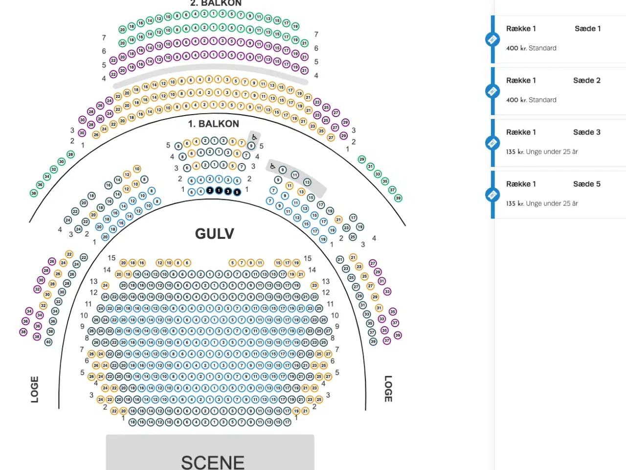 Billede 1 - 4 biletter til Pagten århus teater 29/11 kl. 17