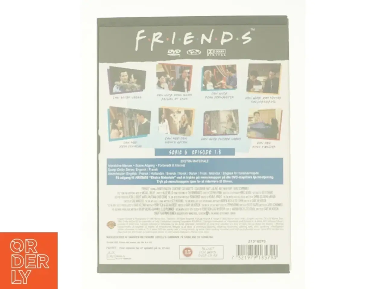 Billede 3 - Friends - sæson 6, episode 1-8 fra DVD