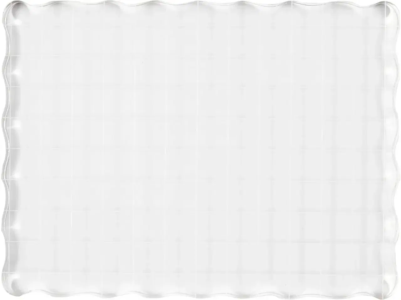 Billede 1 - Akrylblok , str. 16x12 cm, tykkelse 1 cm, 1 stk.
