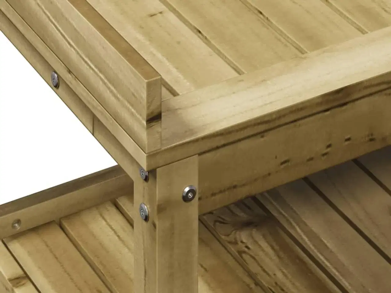 Billede 8 - Plantebord med hylder 108x45x86,5 cm imprægneret fyrretræ