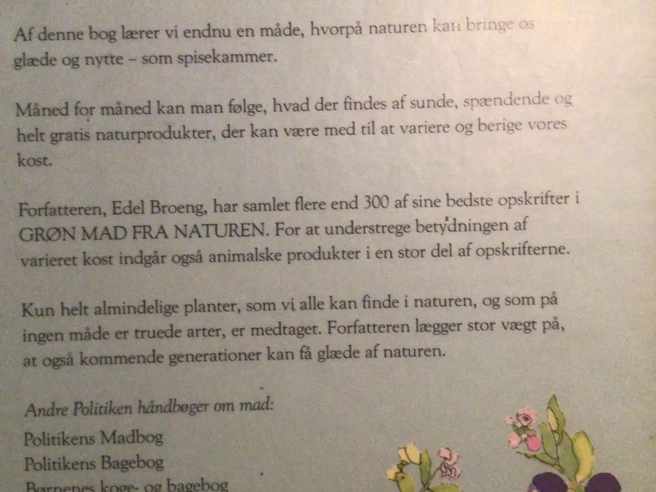 Billede 2 - Grøn mad fra naturen