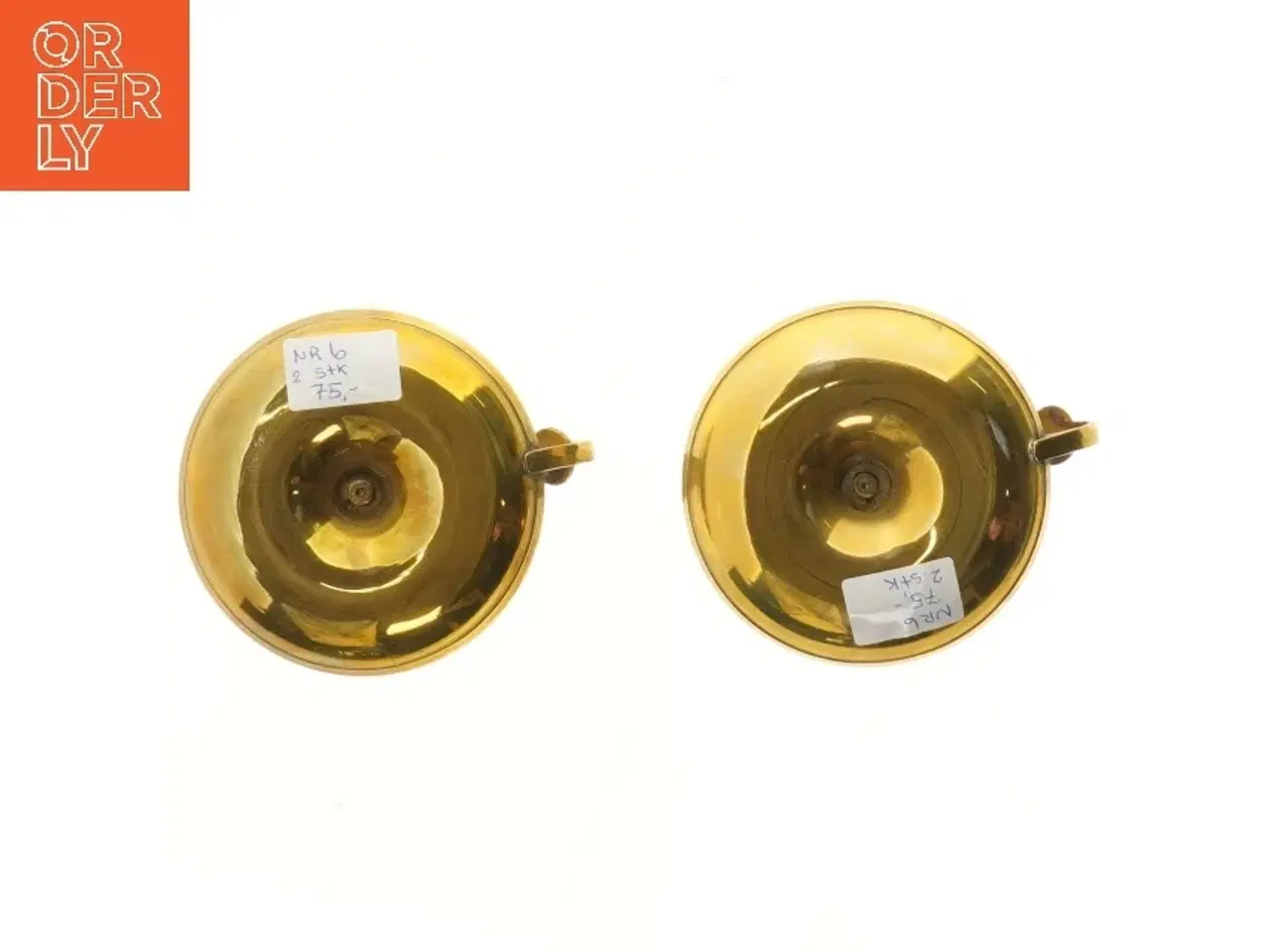 Billede 3 - Antikke lysestager (str. 2 stk 11 cm)