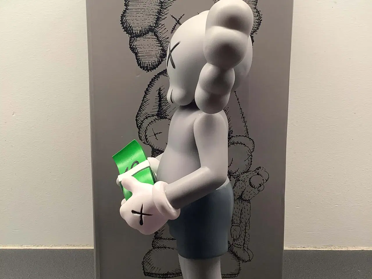 Billede 1 - KAWS Medicom Toy Grå - 30 cm høj