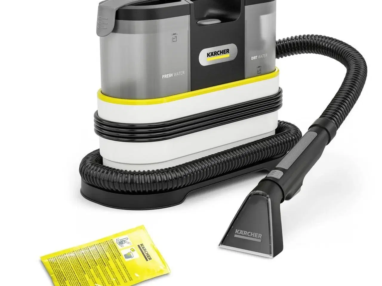 Billede 6 - Støvsuger til møbler og pletter Kärcher SE2 SPOT - gul, 1200 W