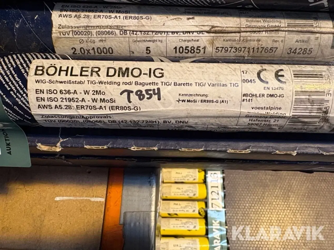 Billede 5 - Svejsetråd Böhler DMO-IG - 12 ruller