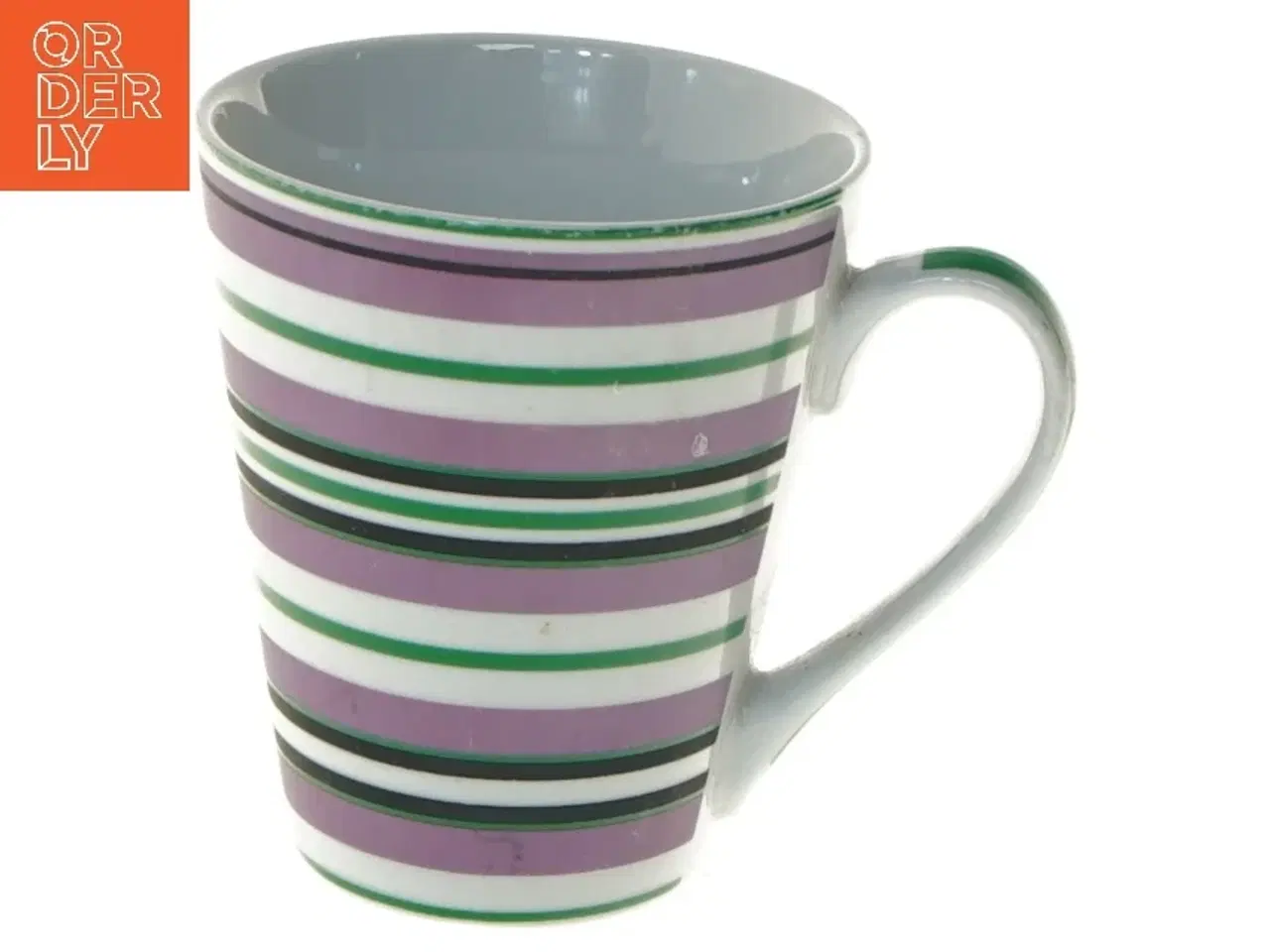 Billede 1 - Stribet kaffekrus fra Galzone (str. 10 cm)