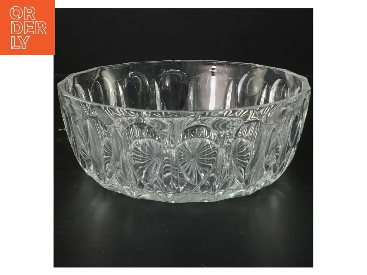 Billede 1 - Glas skål (str. Ø 21x8 cm)