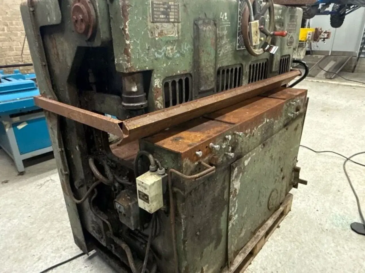 Billede 1 - Karl Eugen Fischer Mekanisk pladesaks 3 kW motor