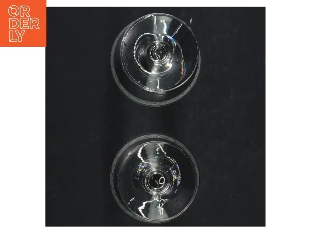 Billede 4 - Champagneskåle med slibninger (str. 19 cm. 7 cm i diameter)