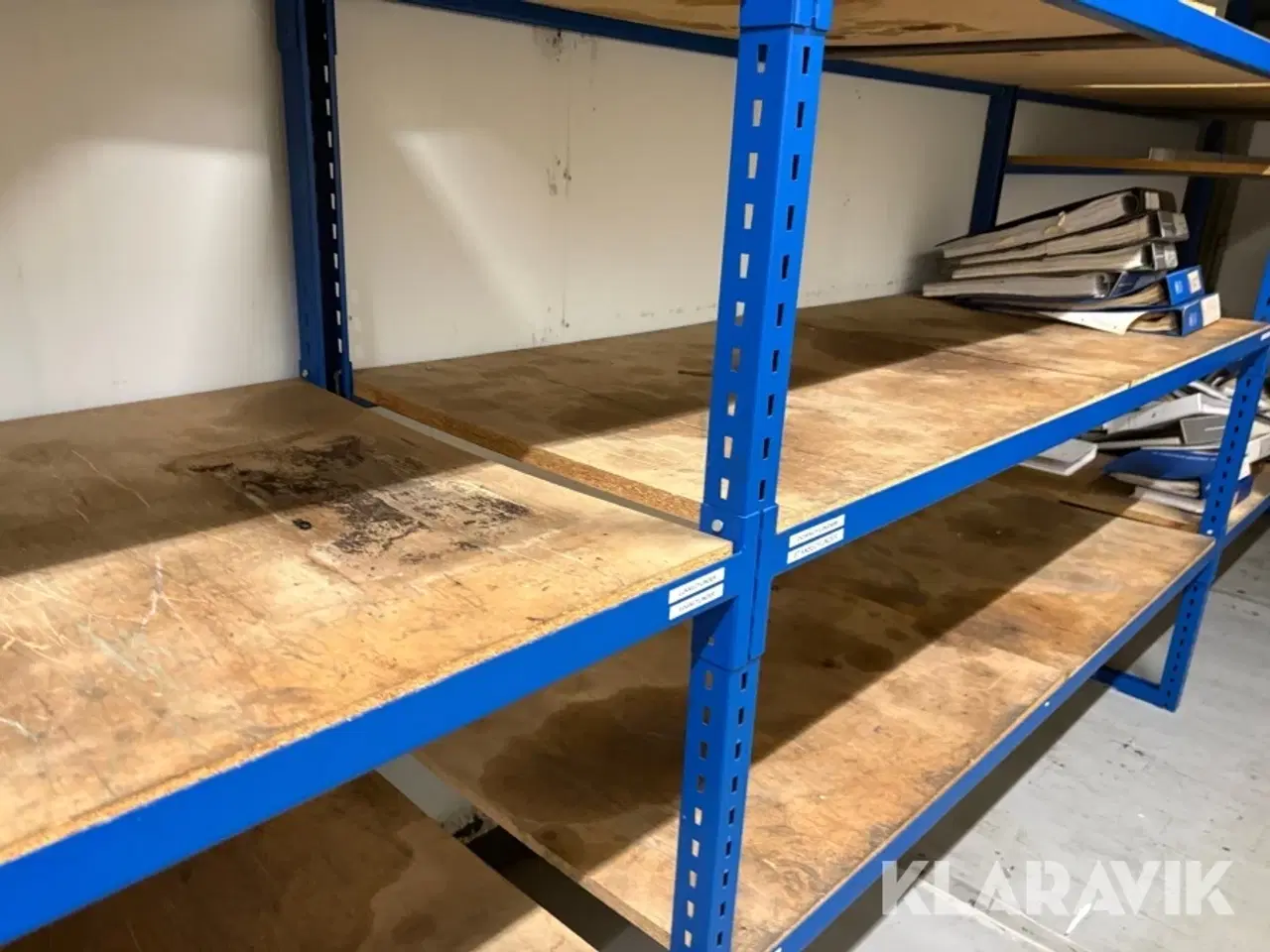 Billede 12 - Værkstedsreoler 6 sektioner