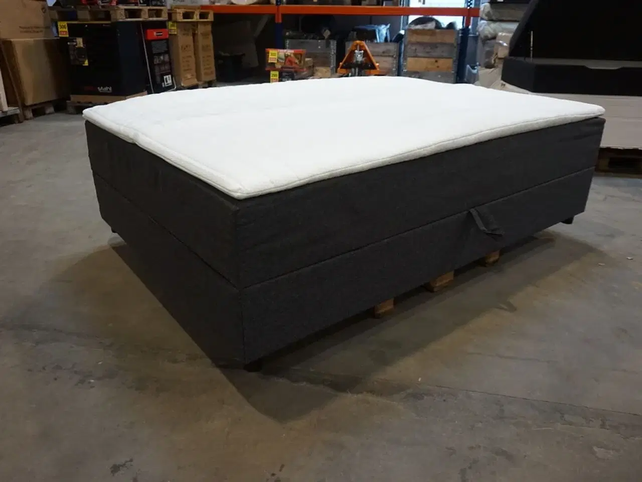 Billede 2 - Nordisk Fjer B110 opbevaringsseng 140x200 cm Med latex topmadras
