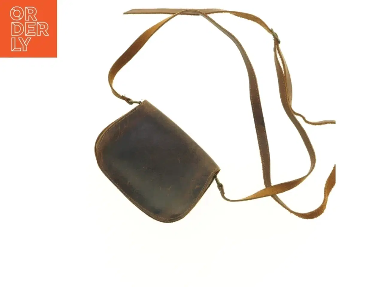 Billede 8 - Læder skuldertaske (str. 18 x 13 cm)