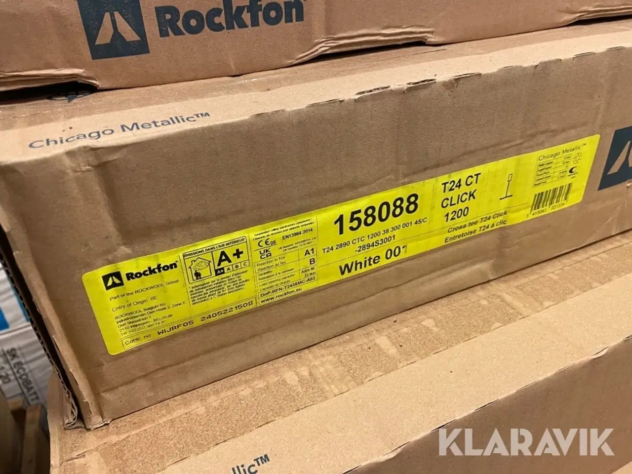 Billede 4 - Tværprofiler Rockfon Chicago Metallica 21 kasser