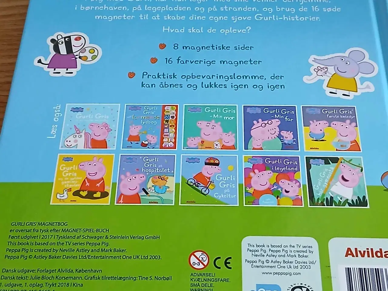 Billede 2 - Gurli gris magnetbog