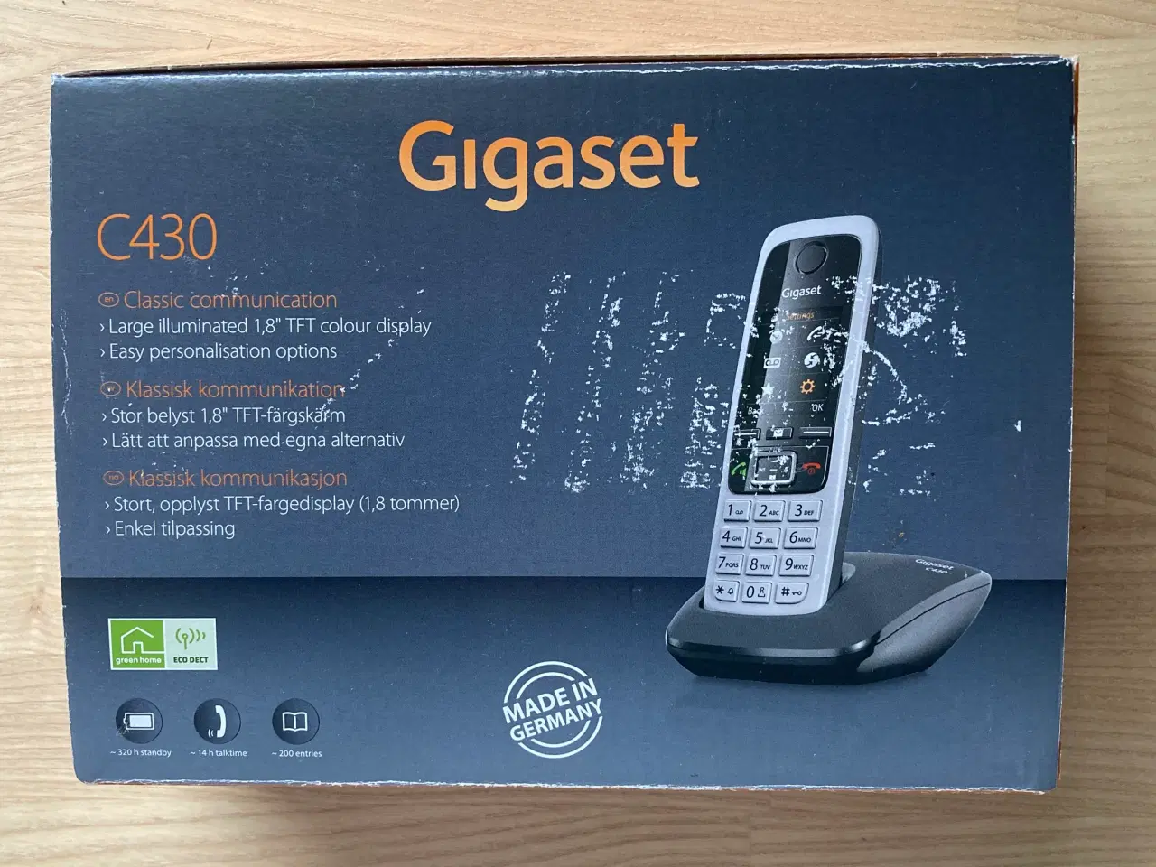 Billede 1 - Trådløs fastnet telefon fra Gigaset