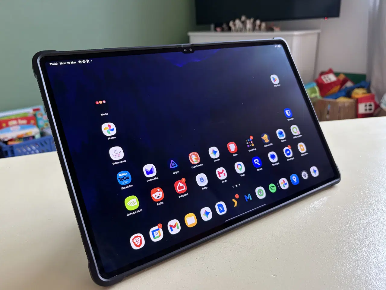 Billede 1 - Samsung Tab S10 Ultra 256 gb Grå med tastatur