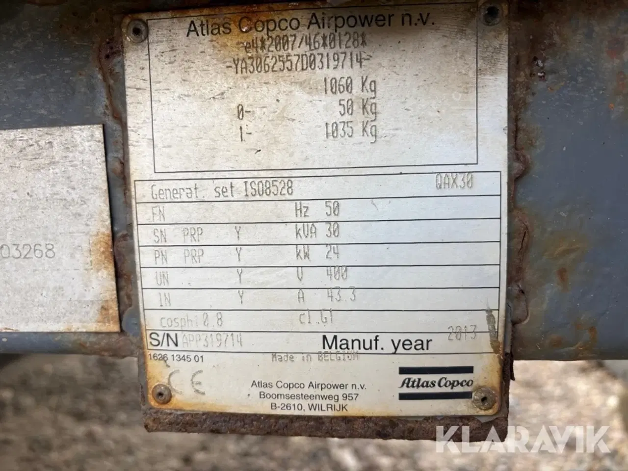 Billede 6 - Mobil generator Atlas Copco QAX 30