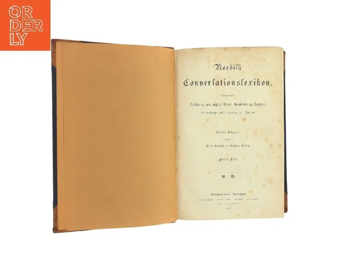 Billede 1 - Nordisk Conversationslexikon af A. F. Pullich (Bog)