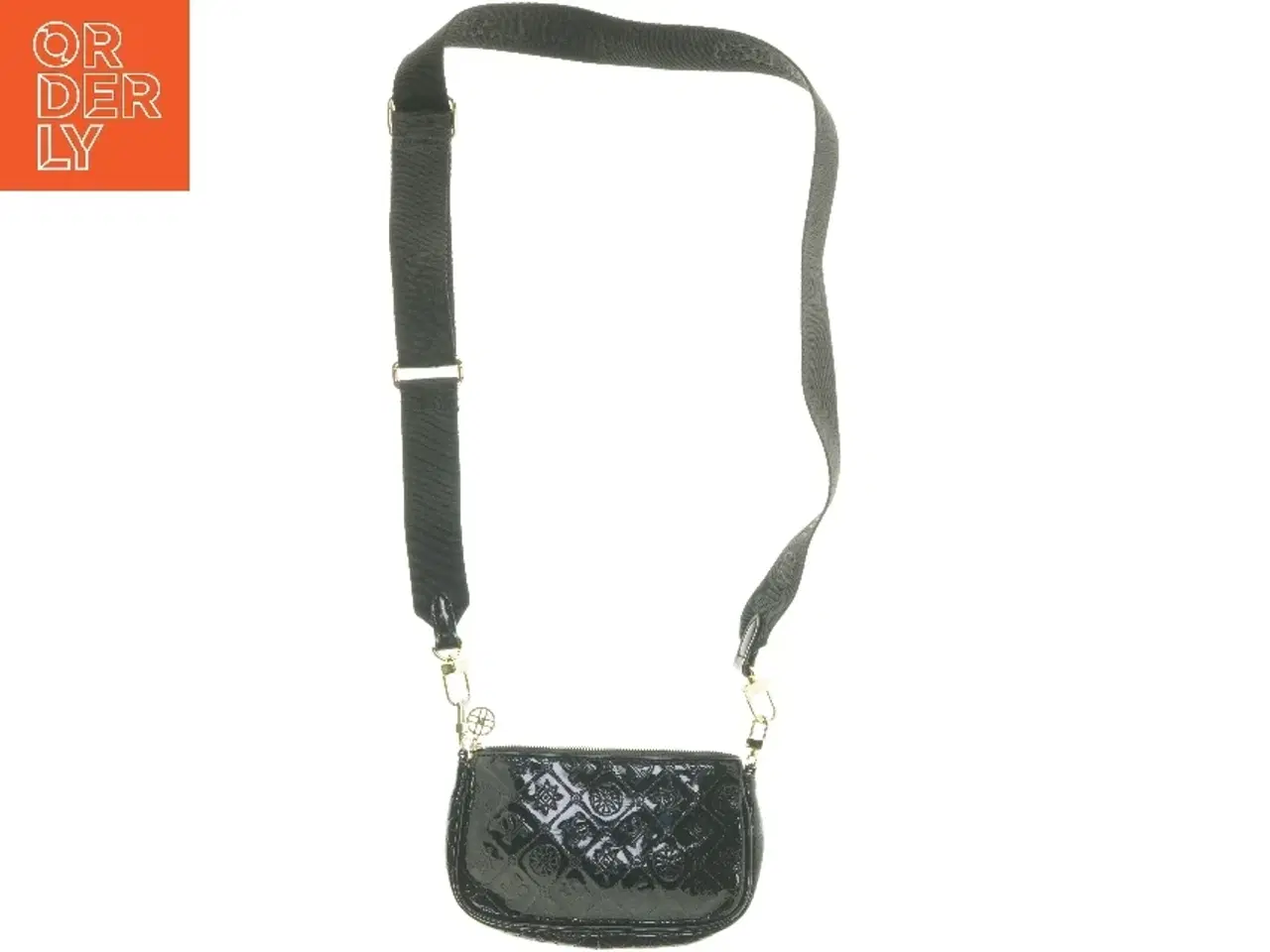 Billede 1 - Sort taske med rem (str. 21x13,5 cm)