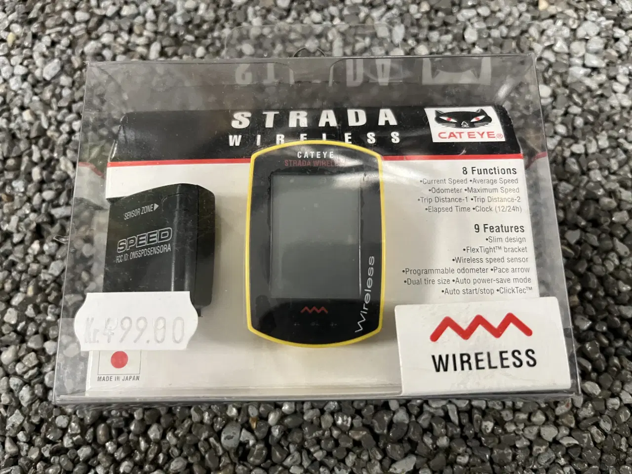 Billede 1 - Cykelcomputer Cateye Trådløs Gul