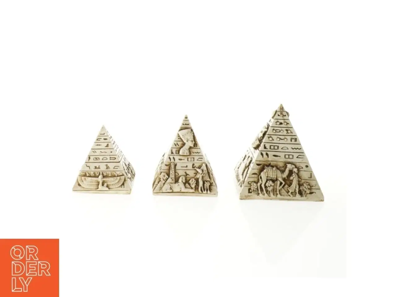 Billede 3 - Pynte pyramider (str. 10 x 10 cm og 7 x 7 cm og 6 x 6 cm)