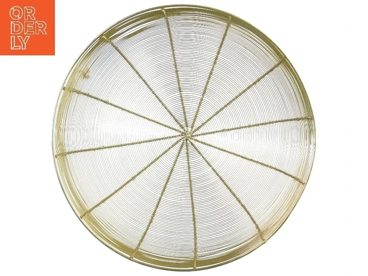 Billede 3 - Metalkurv (str. 36 x 6 cm)