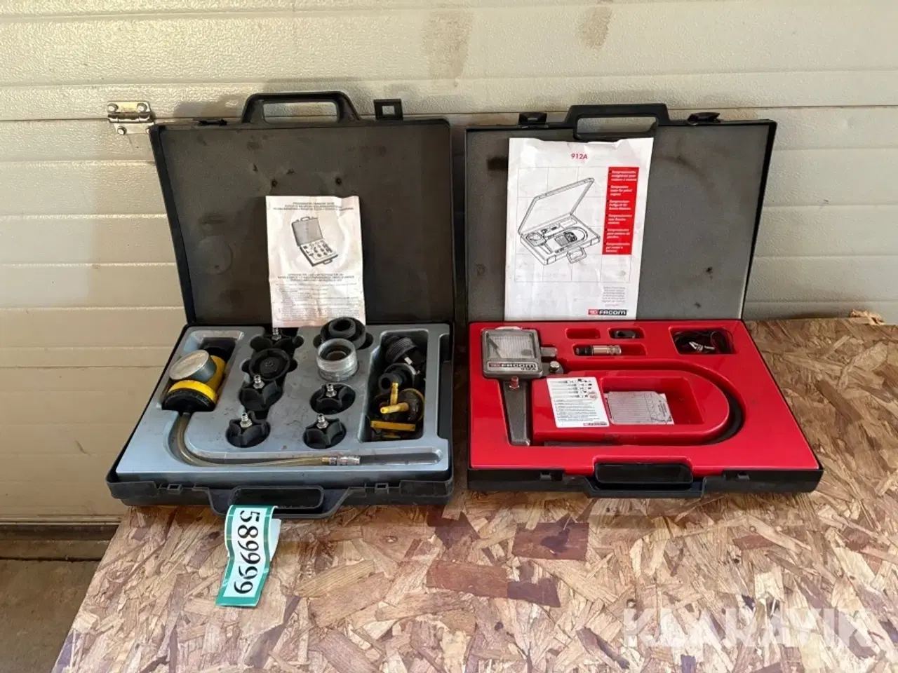 Billede 3 - Køler tætheds tester og kompressions tester Facom 912A