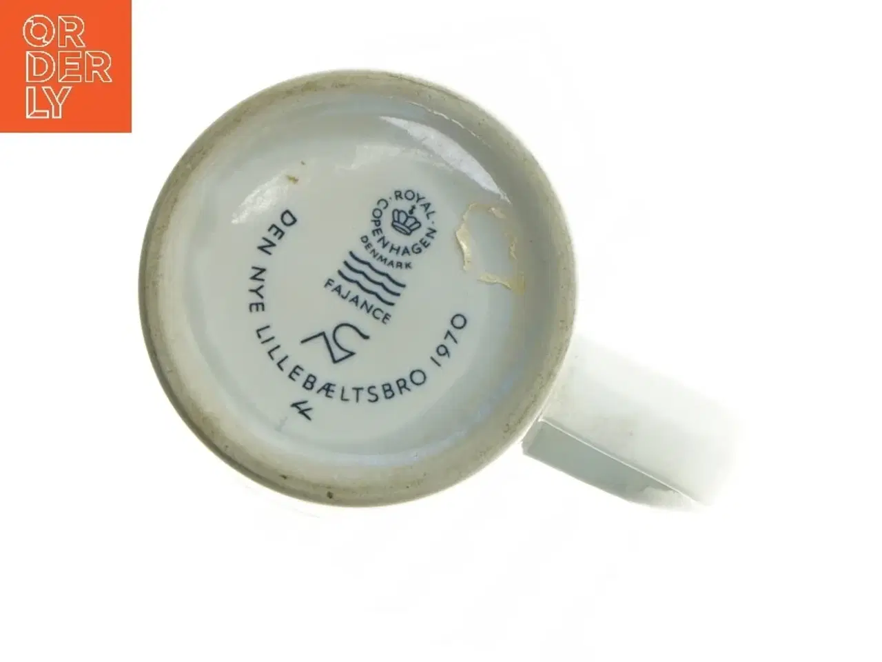 Billede 3 - Royal Copenhagen krus med Lillebæltsbro motiv (str. 14 cm)