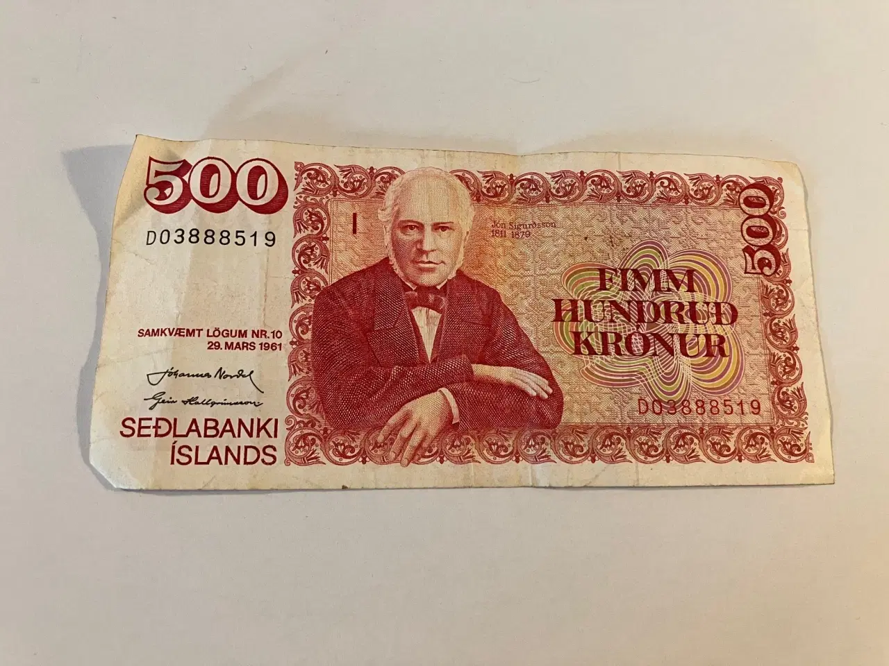 Billede 1 - 500 Kronur Iceland