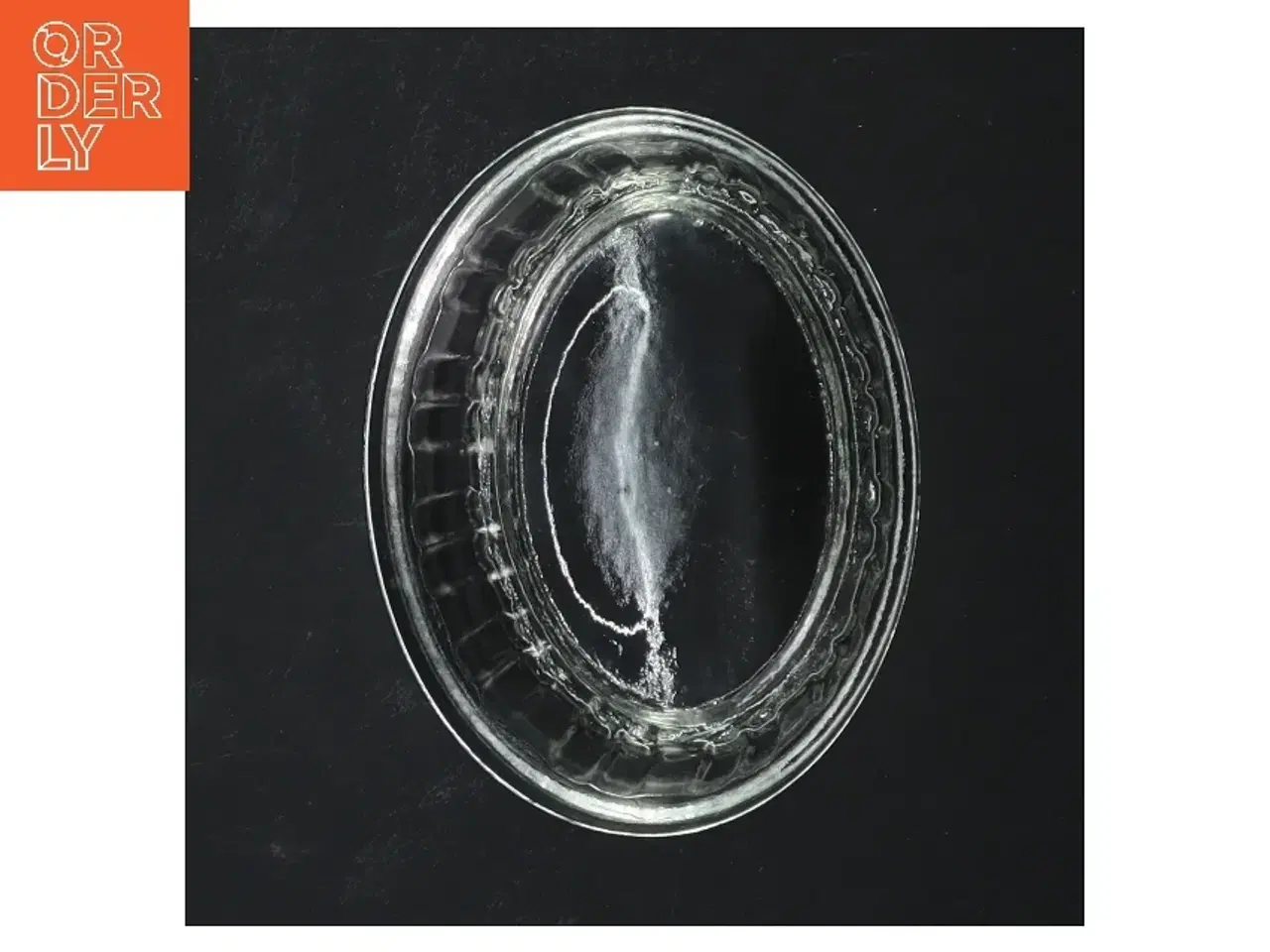 Billede 2 - Glasbeholder med låget figur af en høne (str. 13 cm)