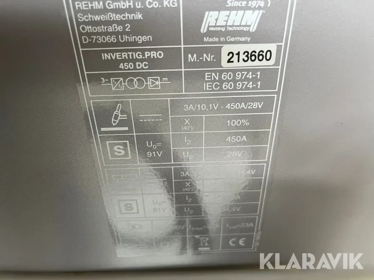 Billede 5 - Svejsemaskine REHM Pro 450