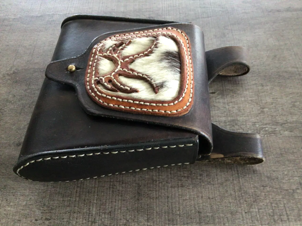 Billede 3 - Bæltetaske i læder