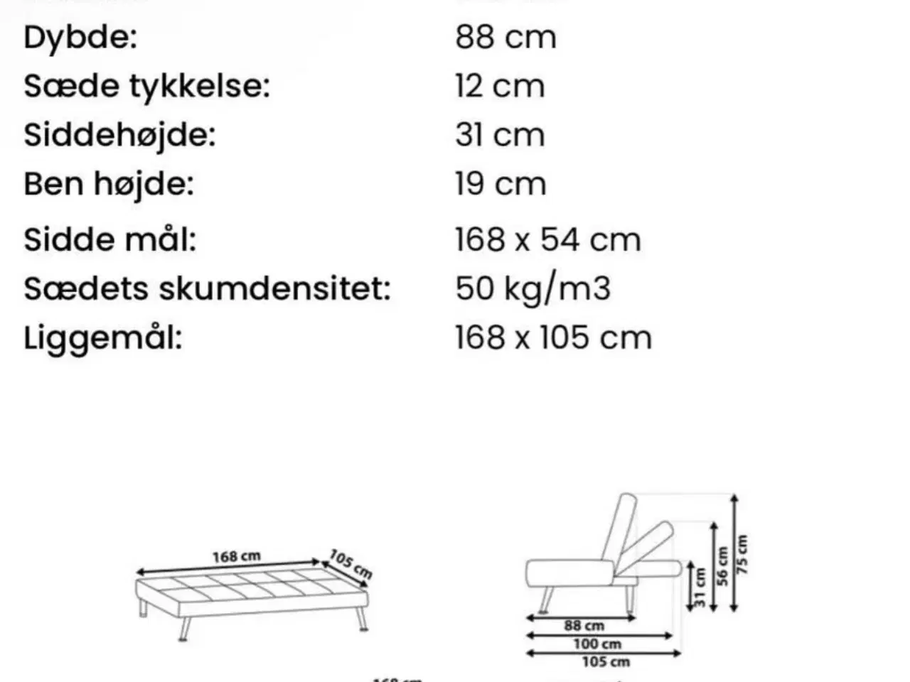 Billede 3 - Lille sovesofa 