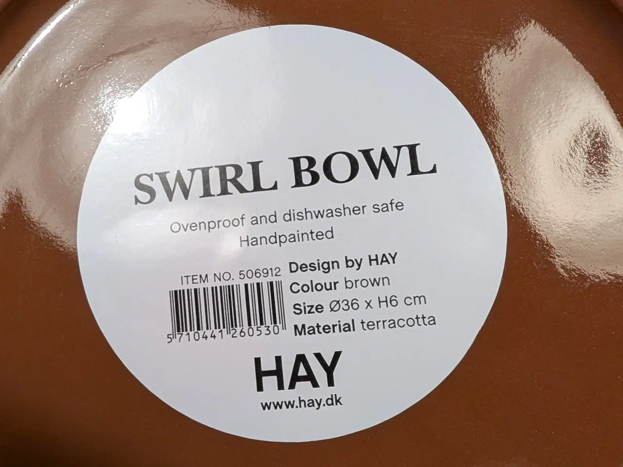 Billede 2 - Hay Swirl Bowl, brun - item nr. 506912