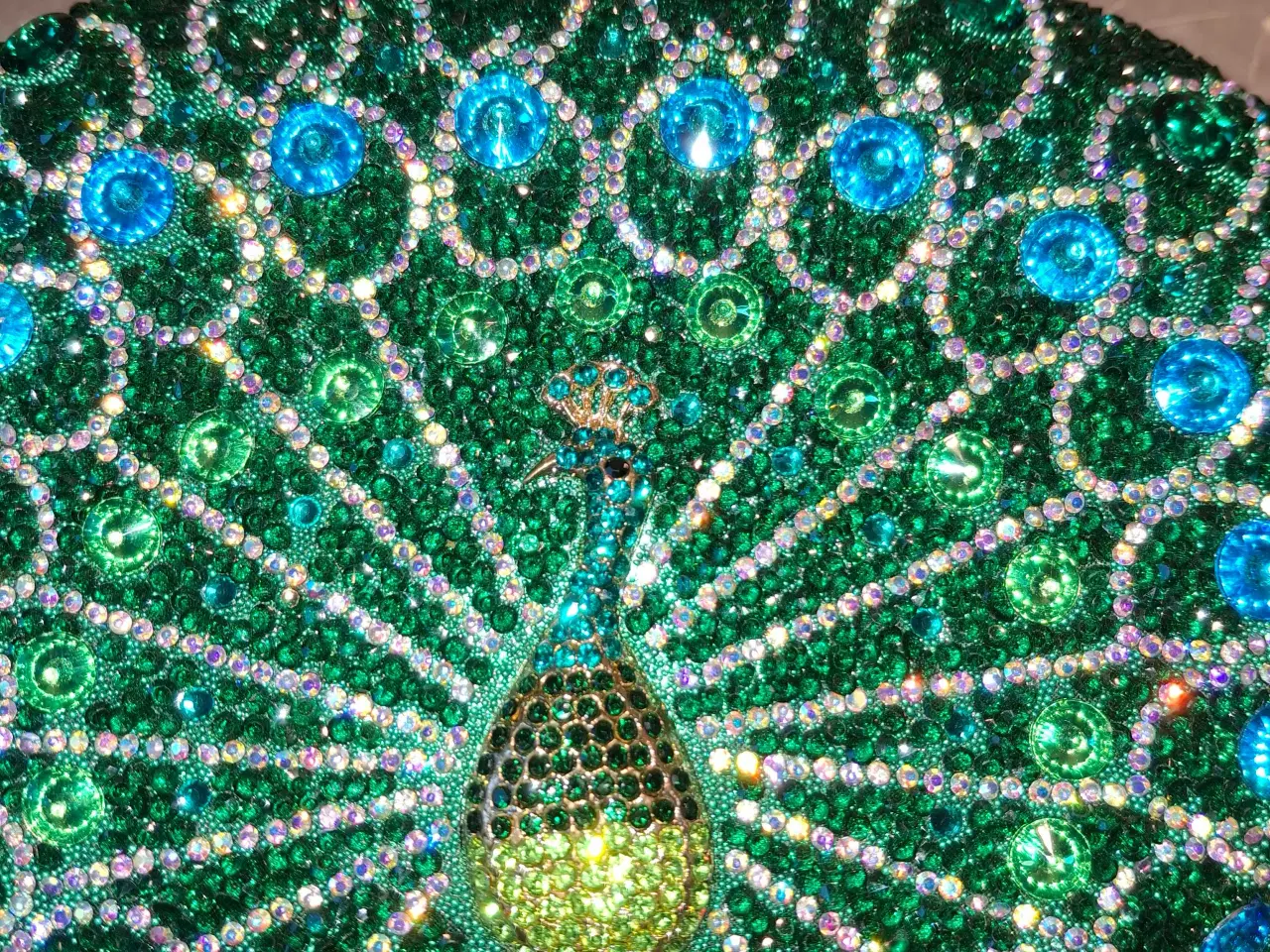 Billede 3 - Taske med påfugl