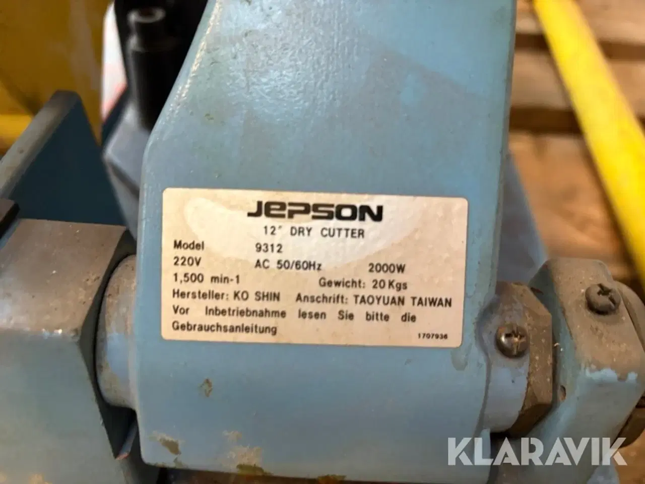 Billede 9 - Save Jepson 9310 12” Dry cutter