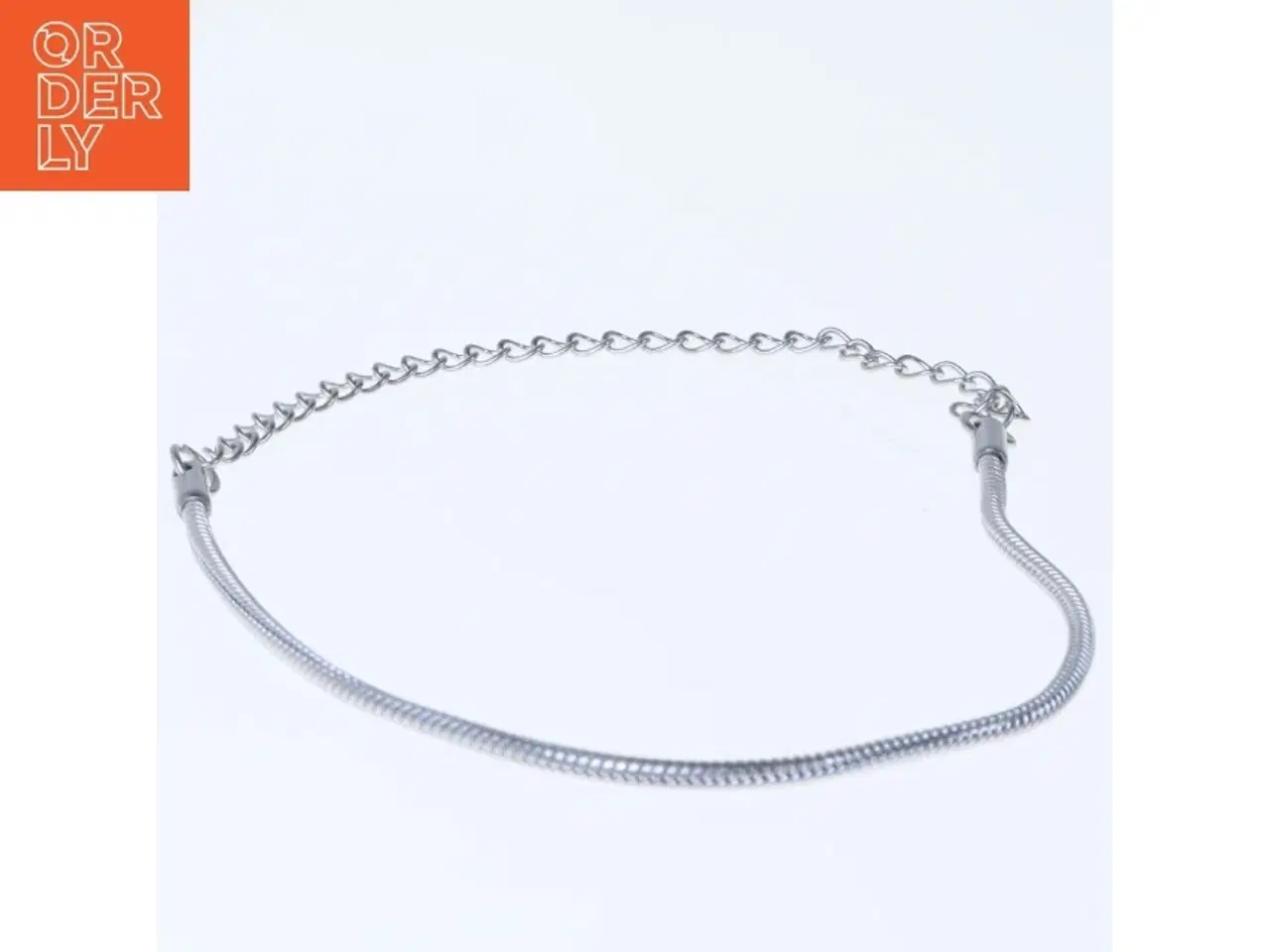 Billede 2 - Sølv kæde armbånd (str. 25 cm)