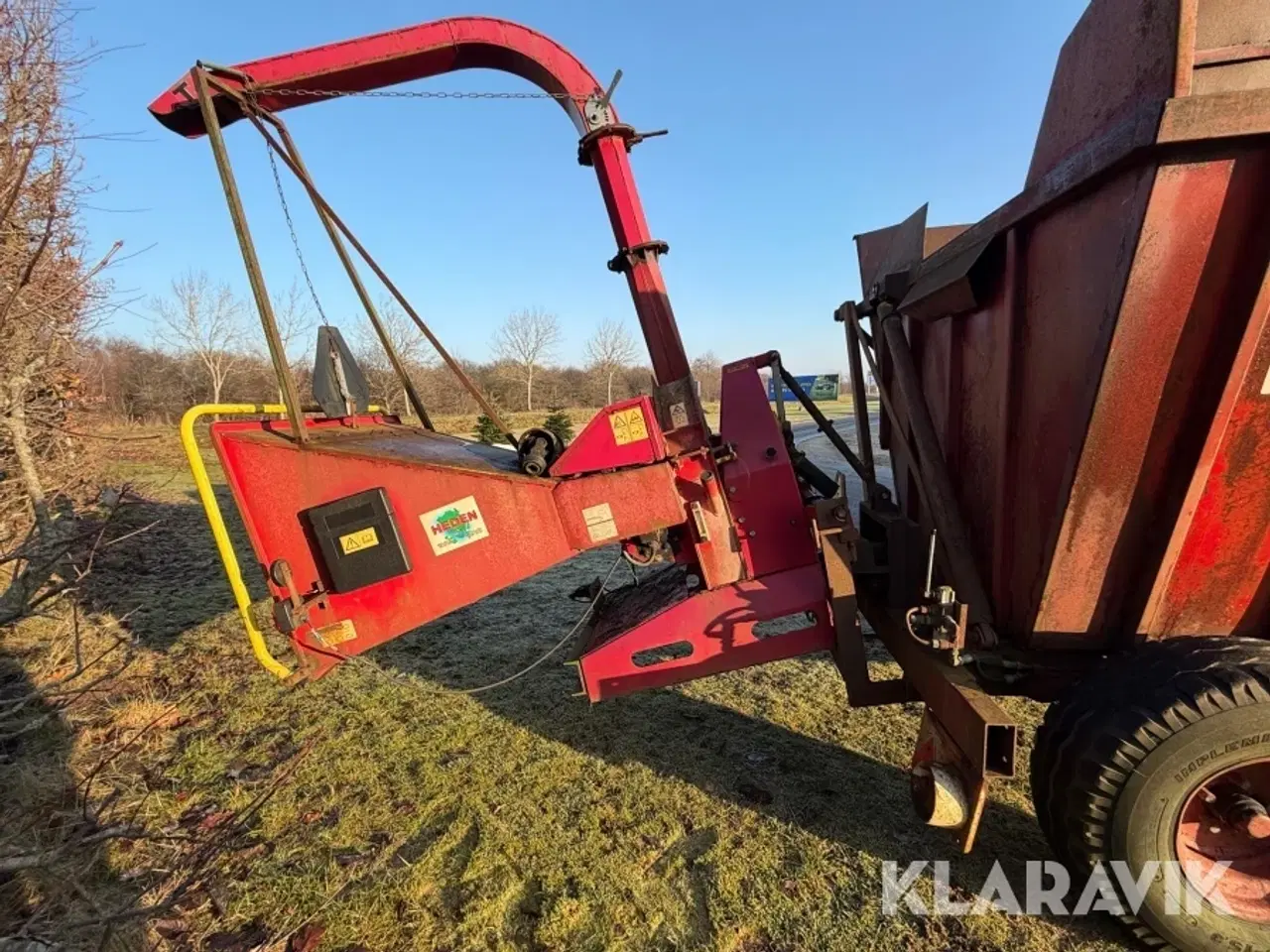 Billede 2 - Flishugger Lindana TP 150 PTO med højtipsvogn