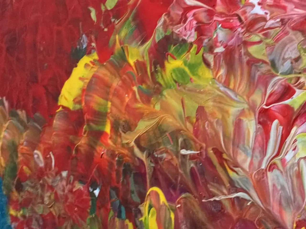 Billede 2 - Farverigt billede med god energi 150x100