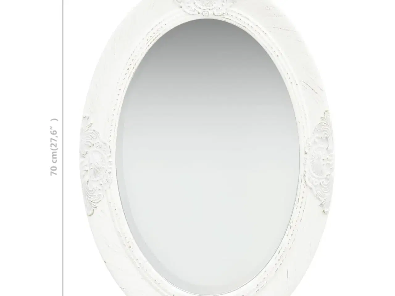 Billede 6 - Vægspejl 50x70 cm barokstil hvid