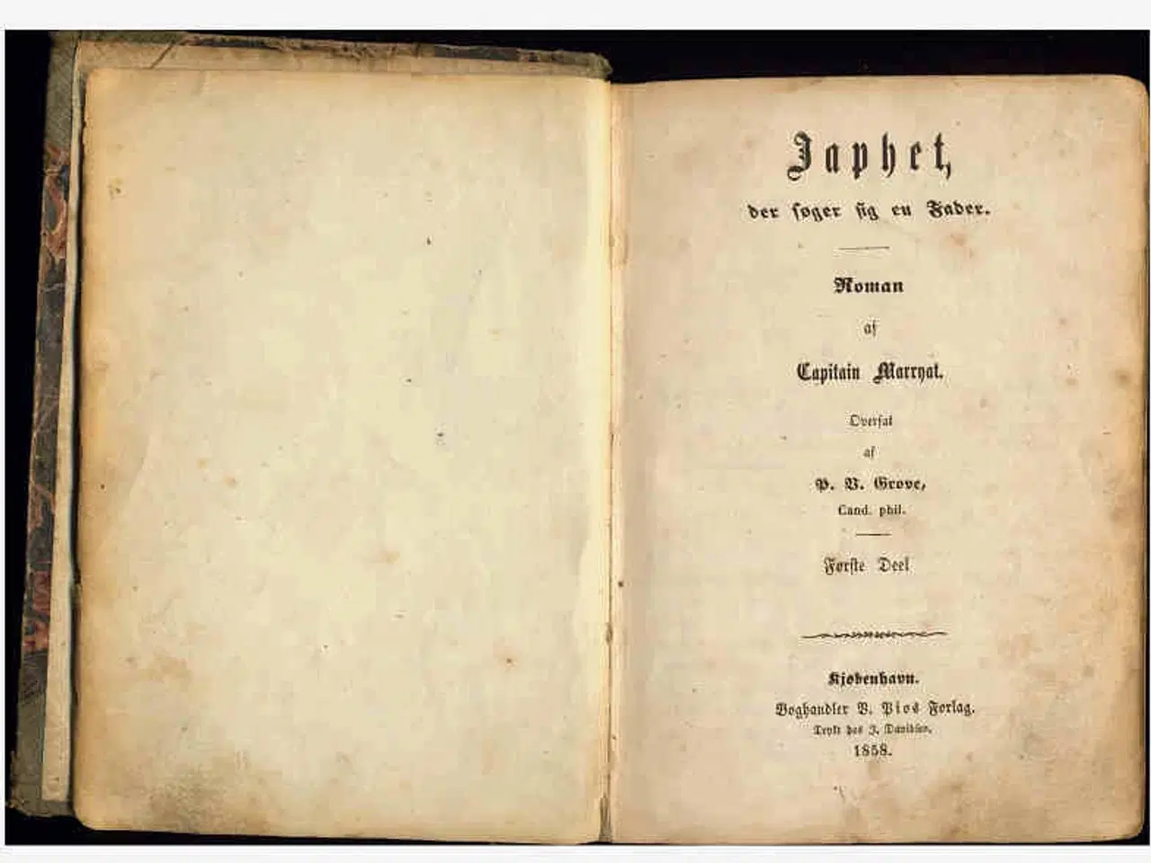 Billede 2 - Frederick Marryat: Japhet, der søger sig en fader